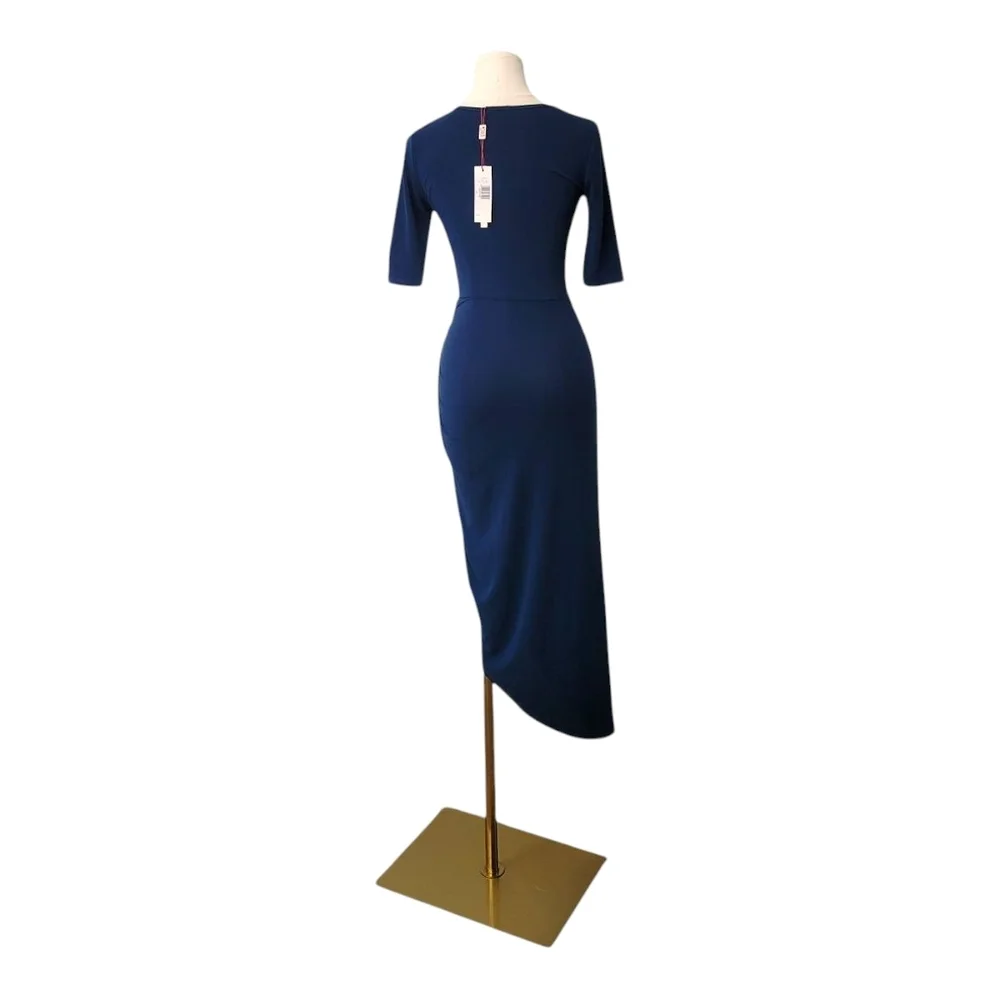 ✨️NWT✨️ WAL-G - Small Elegant Blue Midi Dress - Picture 3 of 8
